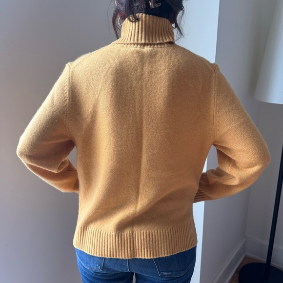 Cozy Mustard Turtleneck Sweater - Picture 3 of 5